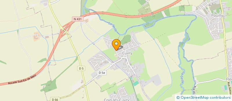 localisation de l'entreprise AVA  CUVRY