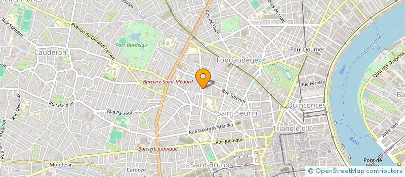 localisation de l'entreprise AVA  BORDEAUX