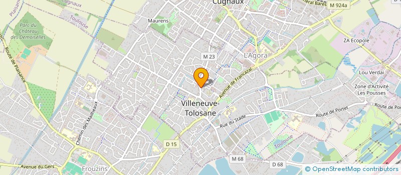 localisation de l'entreprise AVA à VILLENEUVE-TOLOSANE