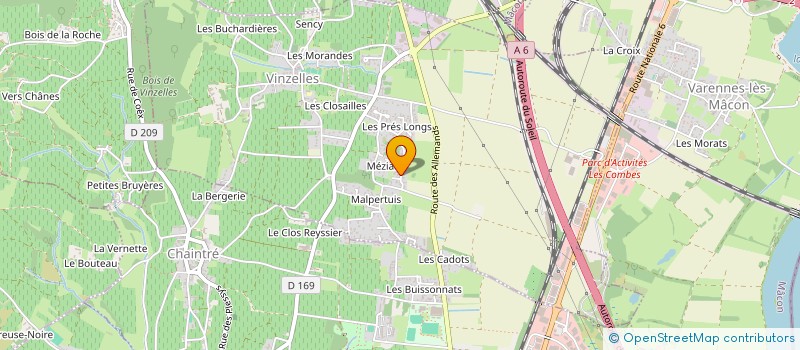 localisation de l'entreprise AVA  VINZELLES