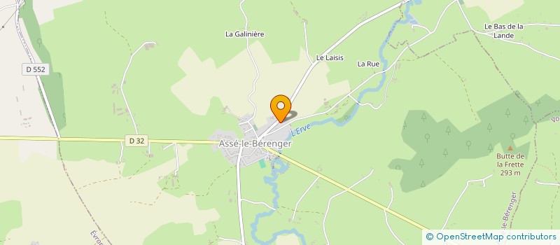 localisation de l'entreprise AVA  ASSE-LE-BERENGER