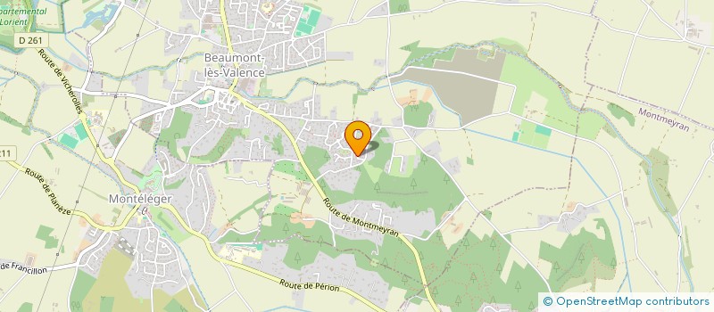 localisation de l'entreprise AVA à BEAUMONT-LES-VALENCE