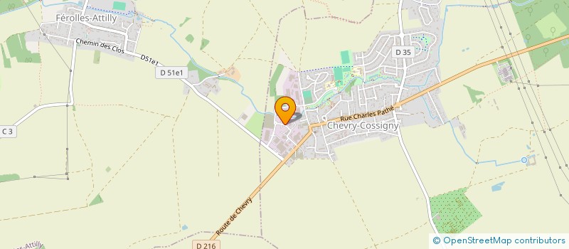 localisation de l'entreprise AVA  CHEVRY-COSSIGNY