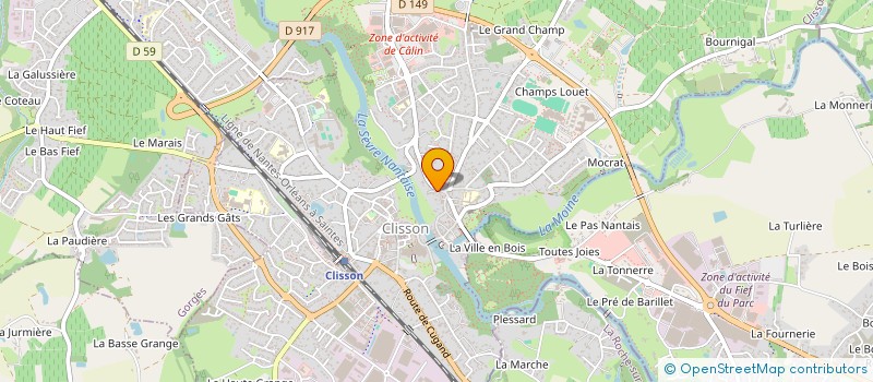 localisation de l'entreprise AVA  CLISSON