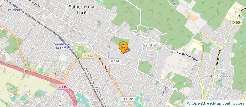 localisation de l'entreprise AVA à SAINT-PRIX