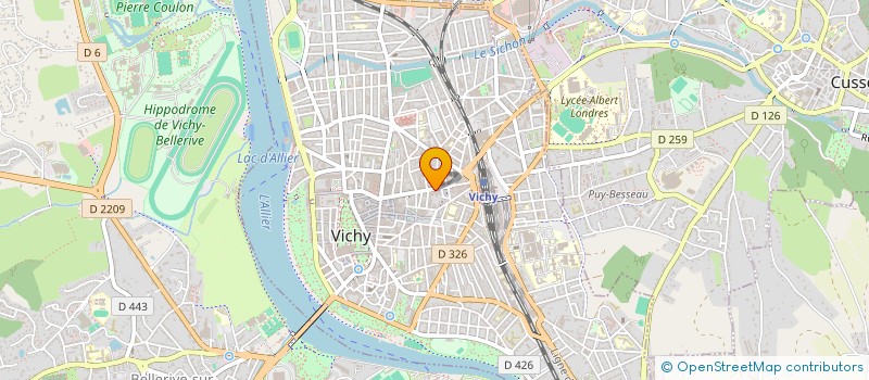 localisation de l'entreprise AVA  VICHY