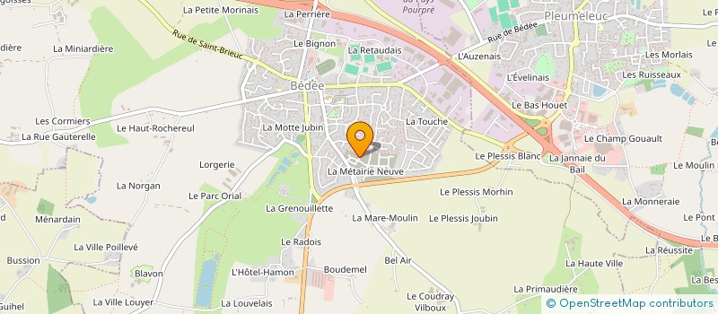 localisation de l'entreprise AVA  BEDEE