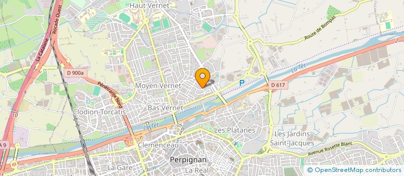 localisation de l'entreprise AVA à PERPIGNAN