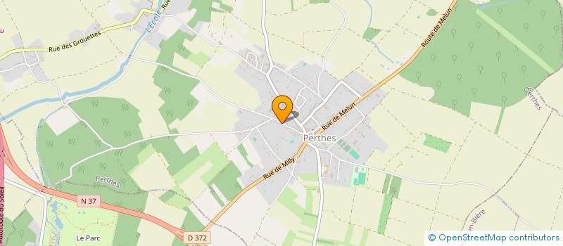 localisation de l'entreprise AVA ARCHITECTURE DU PAYSAGE  PERTHES