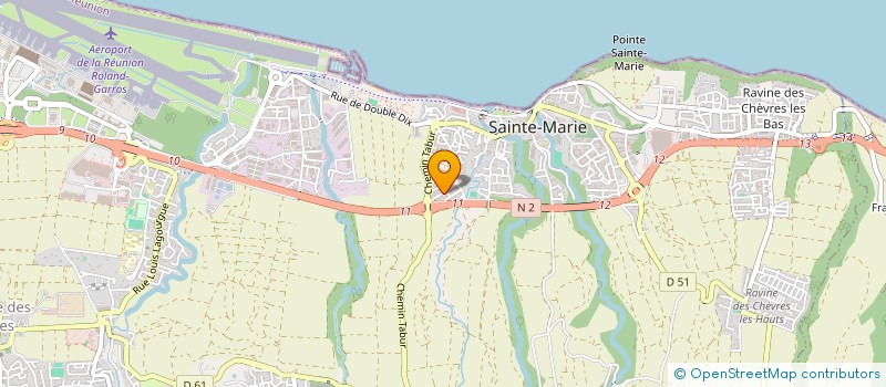 localisation de l'entreprise AVA BE'S à SAINTE-MARIE