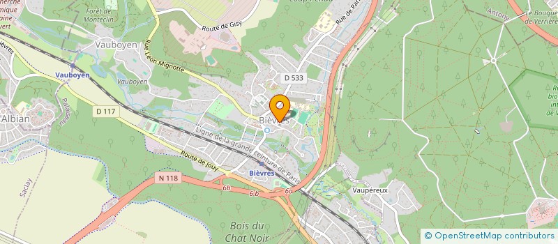 localisation de l'entreprise AVA BUILD  BIEVRES