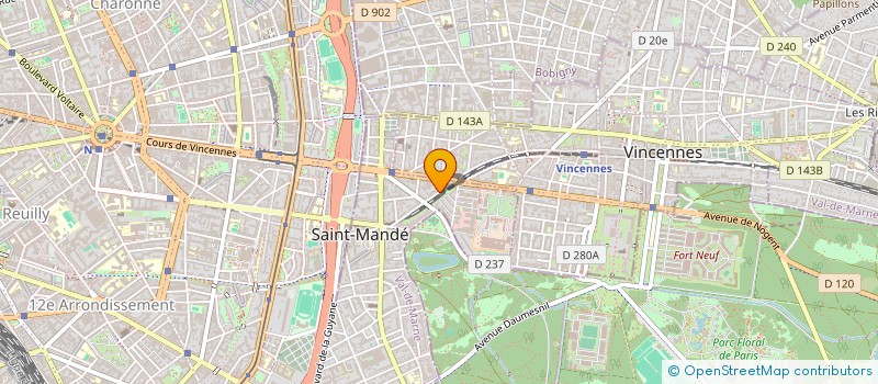 localisation de l'entreprise AVA CONSULTING à SAINT-MANDE