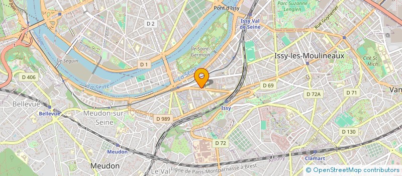 localisation de l'entreprise AVA FLEURS à ISSY-LES-MOULINEAUX