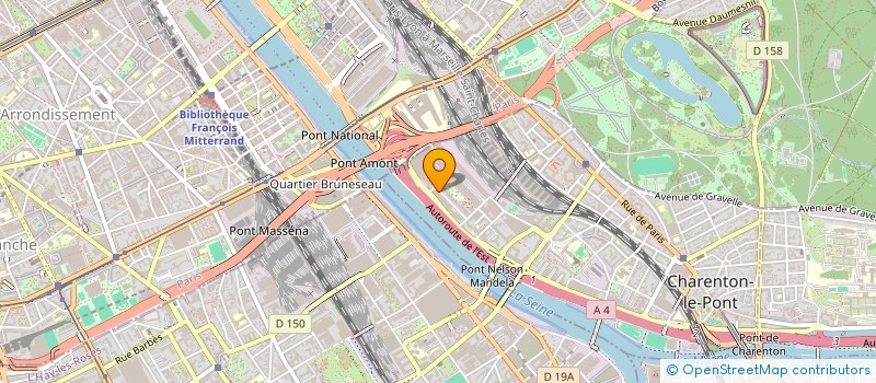 localisation de l'entreprise AVA HOLDING  CHARENTON-LE-PONT