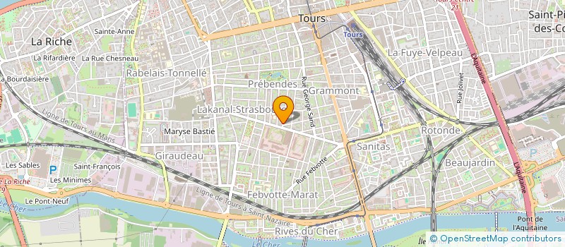 localisation de l'entreprise AVA IMMO  TOURS