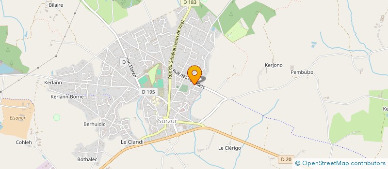 localisation de l'entreprise AVA INGENIERIE  SURZUR