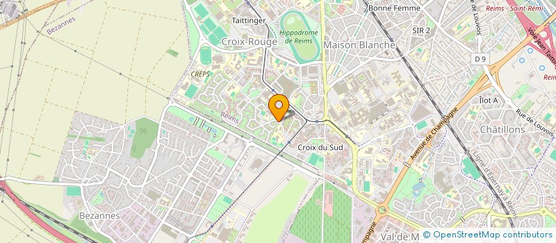 localisation de l'entreprise AVA INVEST  REIMS