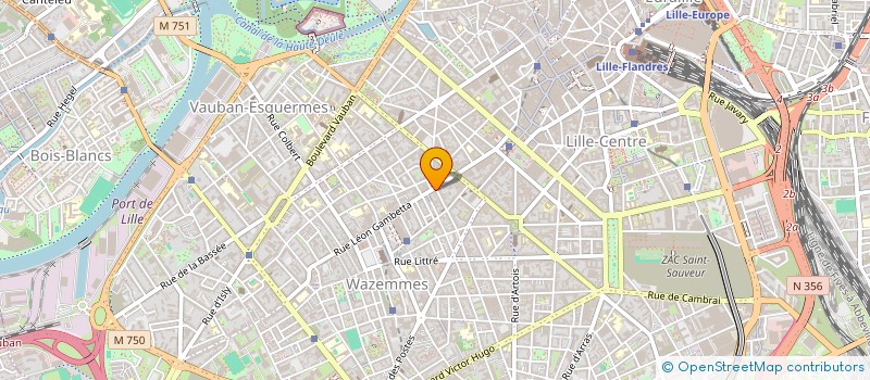 localisation de l'entreprise AVA INVEST  LILLE