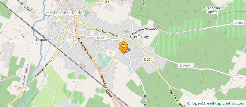 localisation de l'entreprise AVA MEDOC  LESPARRE-MEDOC