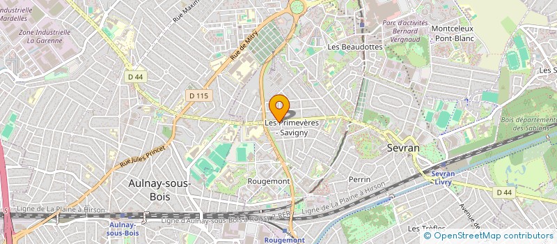 localisation de l'entreprise AVA MINA à SEVRAN