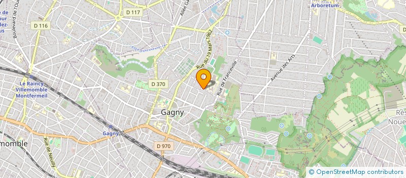 localisation de l'entreprise AVA PILATES  GAGNY