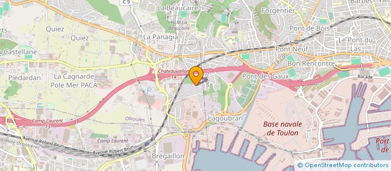 localisation de l'entreprise AVA83  OLLIOULES