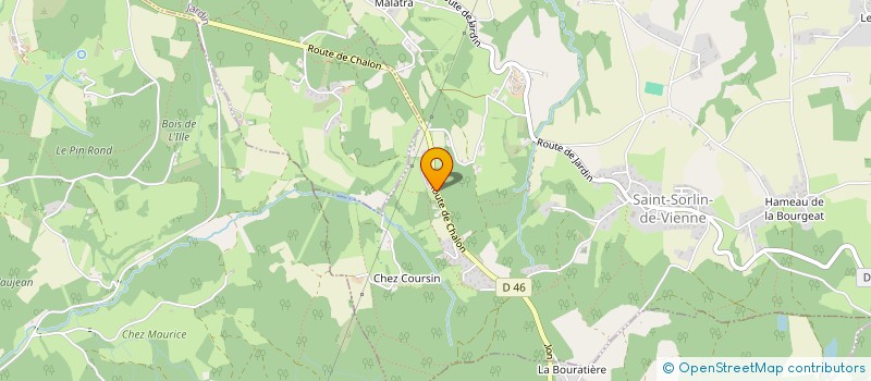 localisation de l'entreprise AVAB  SAINT-SORLIN-DE-VIENNE