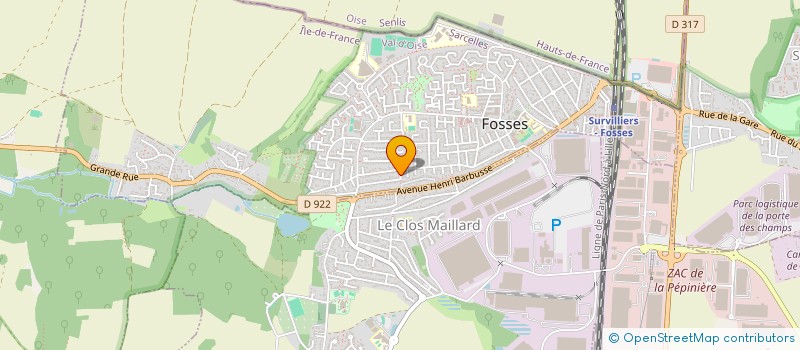 localisation de l'entreprise AVAC IMMO  FOSSES