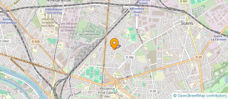 localisation de l'entreprise AVAC TRANSPORT à PIERREFITTE-SUR-SEINE