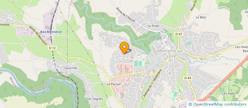 localisation de l'entreprise AVACA  MONISTROL-SUR-LOIRE