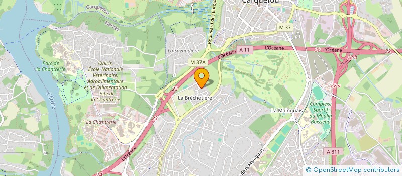 localisation de l'entreprise AVACEDRES  CARQUEFOU