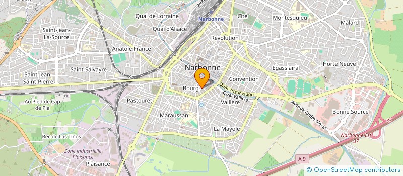 localisation de l'entreprise AVAD  NARBONNE