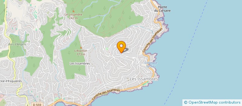 localisation de l'entreprise AVADE à ROQUEBRUNE-SUR-ARGENS