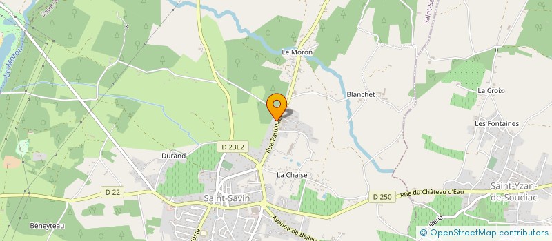 localisation de l'entreprise AVAE  SAINT-SAVIN