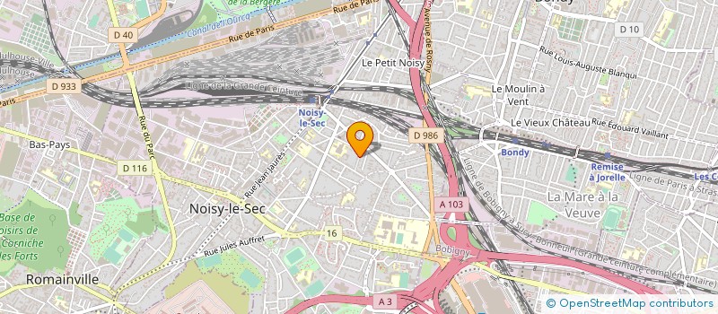 localisation de l'entreprise AVAEDOS à NOISY-LE-SEC
