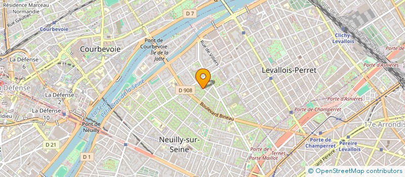 localisation de l'entreprise AVAEGIS à NEUILLY-SUR-SEINE