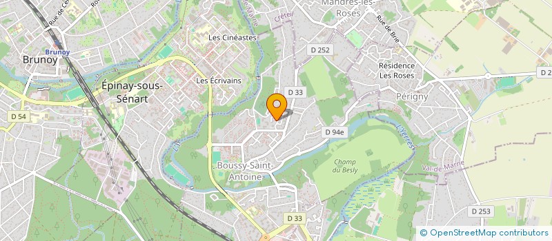 localisation de l'entreprise AVAF GROUP  BOUSSY-SAINT-ANTOINE