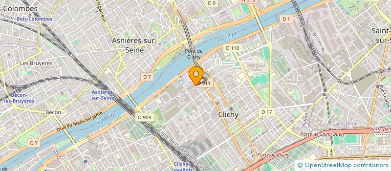 localisation de l'entreprise AVAILIX à CLICHY