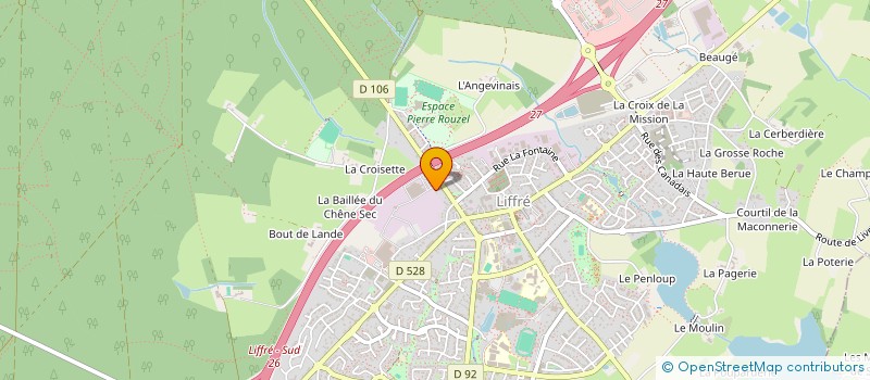 localisation de l'entreprise AVAILLES DIFFUSION  LIFFRE