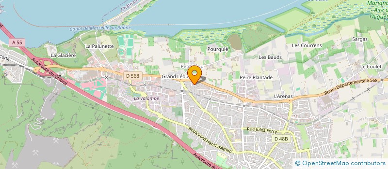 localisation de l'entreprise AVAINA  CHATEAUNEUF-LES-MARTIGUES