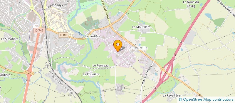 localisation de l'entreprise AVAK AUTO à LA ROCHE-SUR-YON