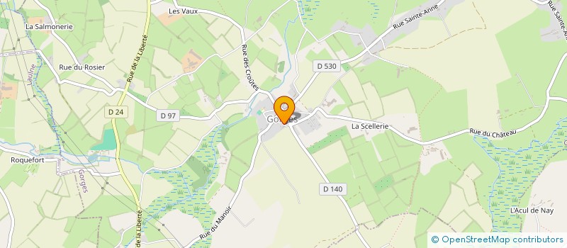 localisation de l'entreprise AVAL  GORGES