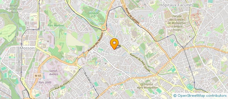 localisation de l'entreprise AVAL à MONTPELLIER