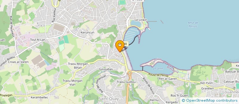 localisation de l'entreprise AVAL  PERROS-GUIREC