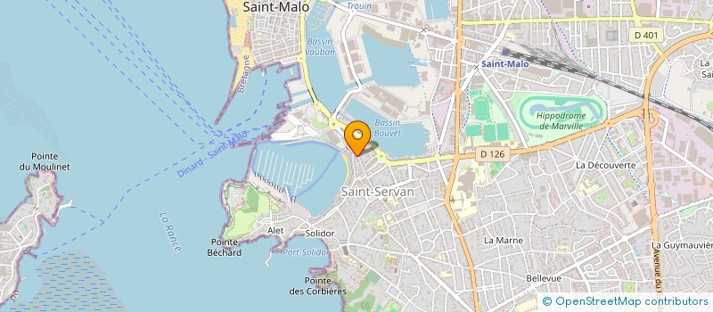 localisation de l'entreprise AVAL DOUAR à SAINT-MALO