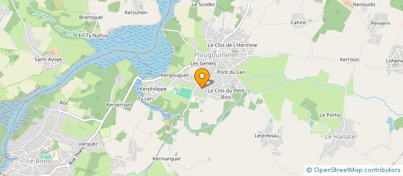 localisation de l'entreprise AVALANCHE  PLOUGOUMELEN