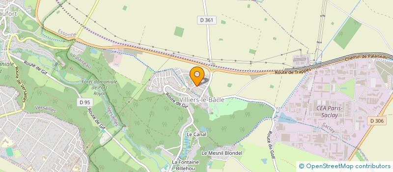 localisation de l'entreprise AVALANCHES CONSEILS  VILLIERS-LE-BACLE