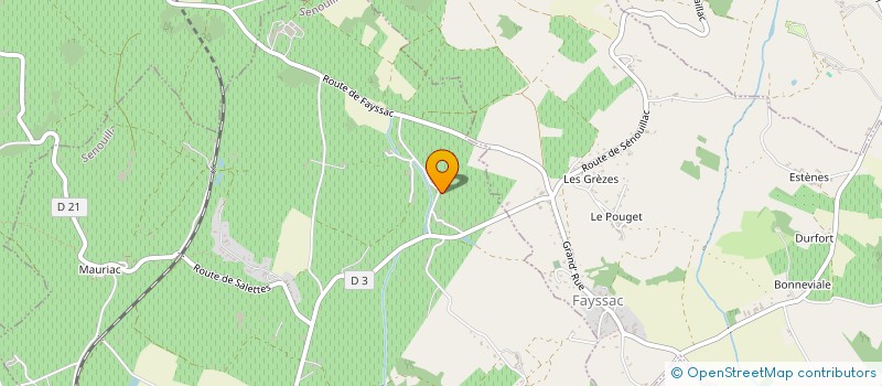 localisation de l'entreprise AVALATS KENDO  SENOUILLAC