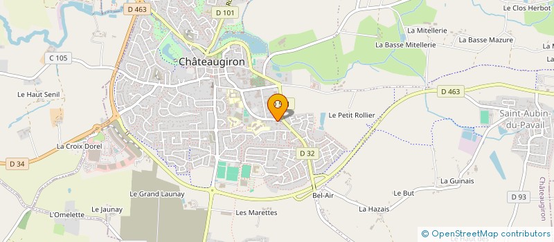 localisation de l'entreprise AVALENN  CHATEAUGIRON
