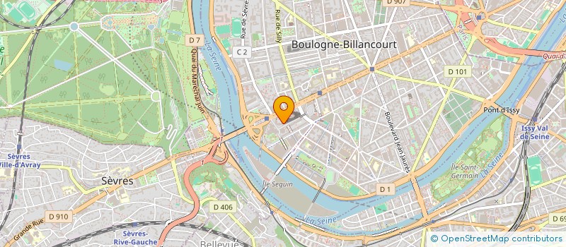 localisation de l'entreprise AVALICE à BOULOGNE-BILLANCOURT